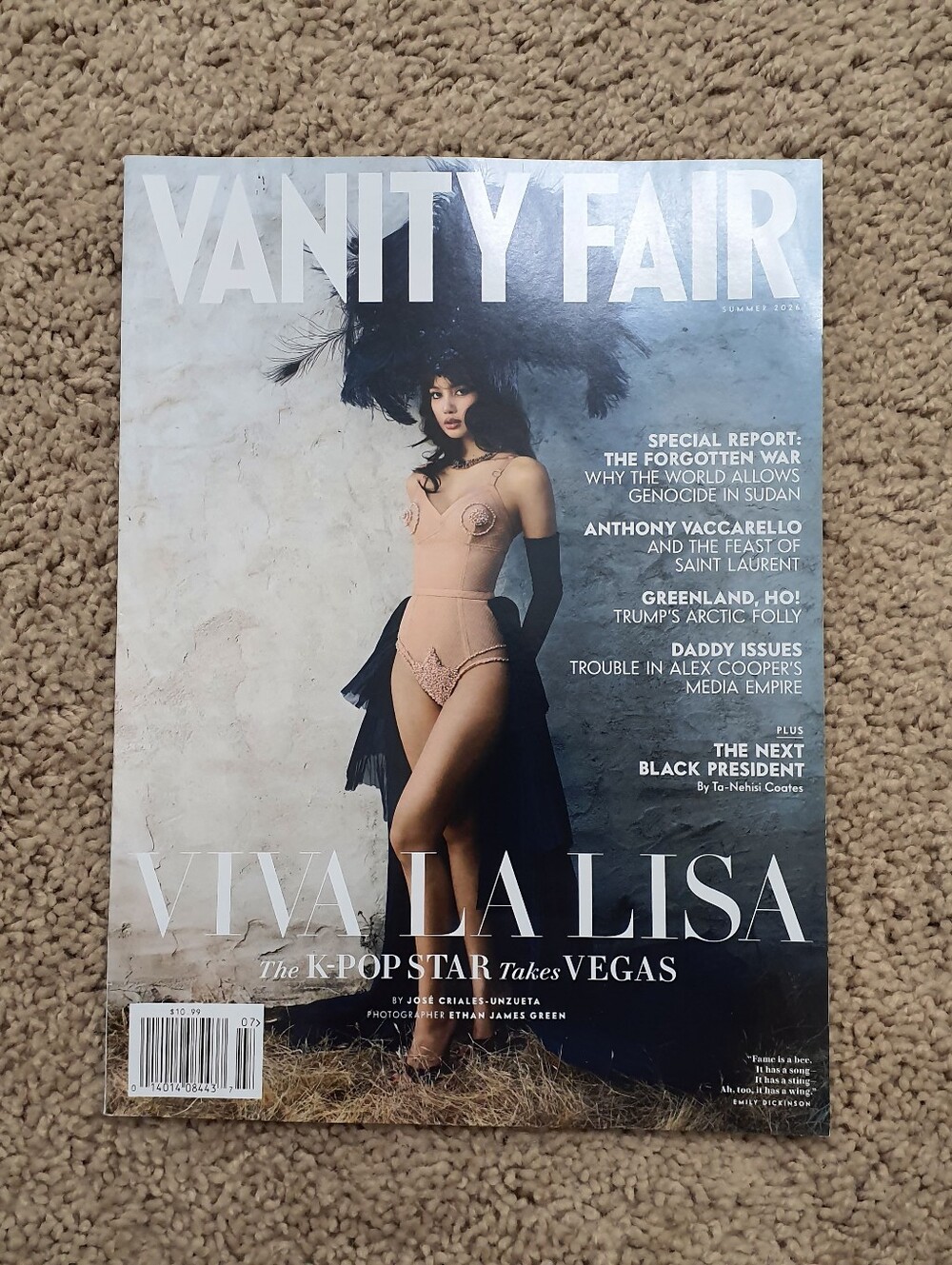 Vanity Fair Summer 2026 Issue Featuring Viva La Lisa K Pop Star Takes Vegas
